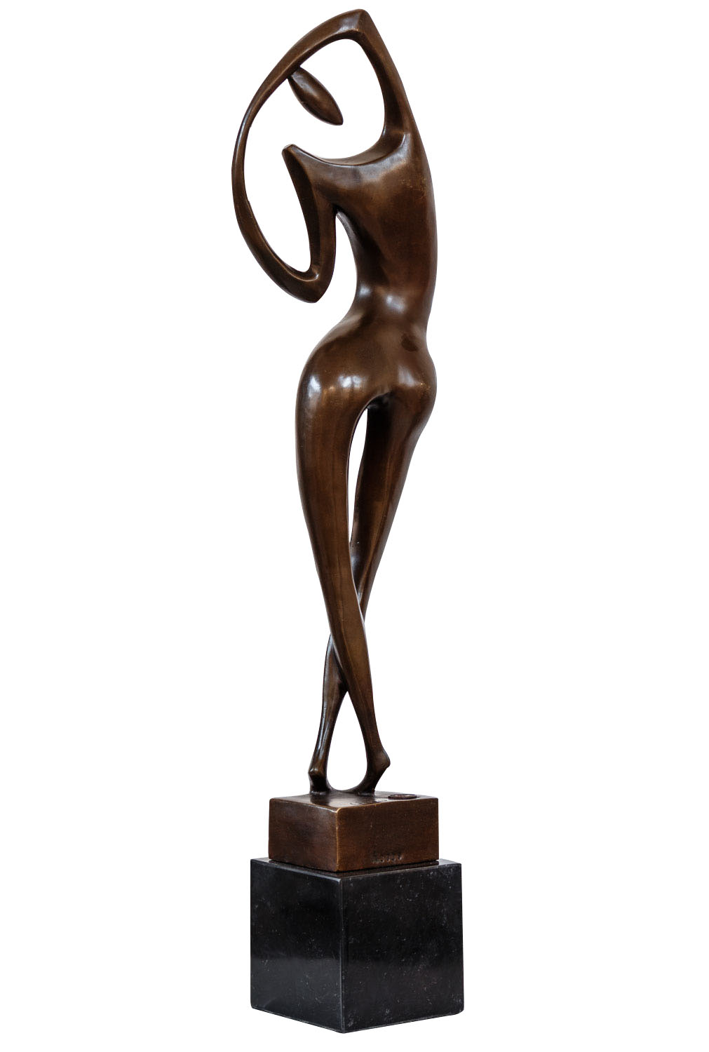 Bronzeskulptur Erotik erotische Kunst im Antik-Stil Bronze Figur Statue 54cm