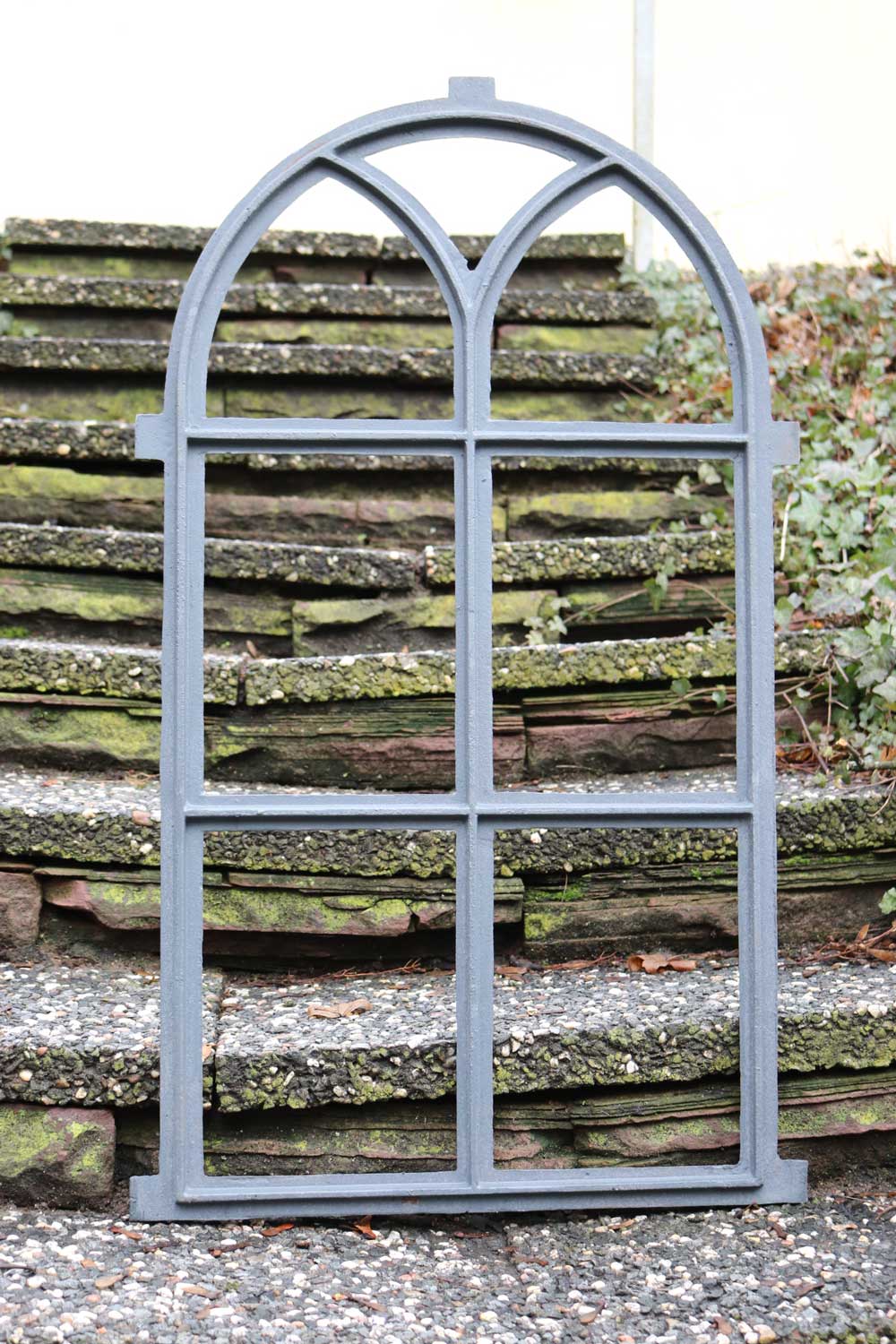 Stallfenster Fenster Scheunenfenster Eisen grau 54 x 98cm Antik-Stil