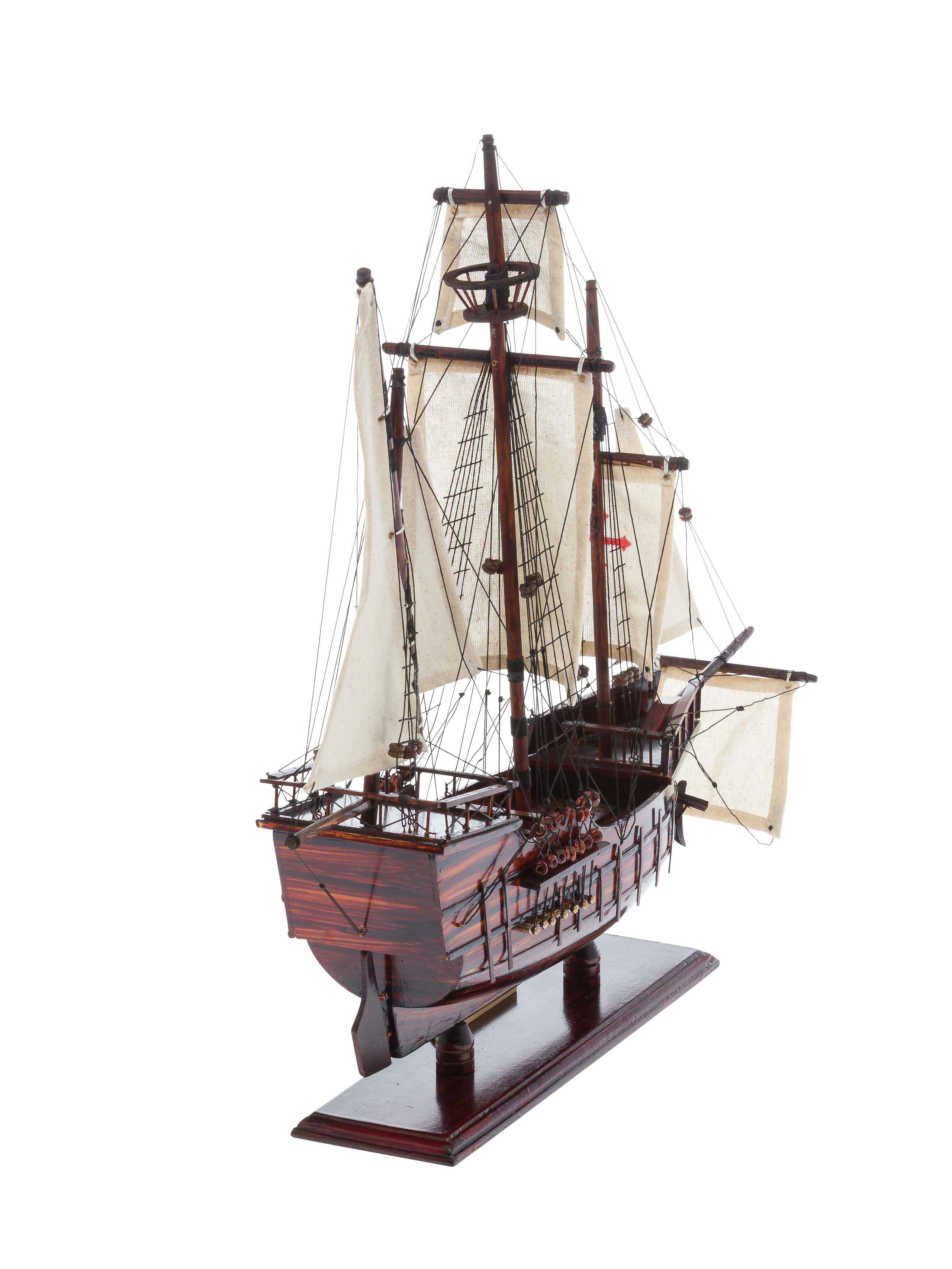 Modellschiff Santa Maria Holz Kolumbus Flaggschiff Segelschiff Karavelle Schiff