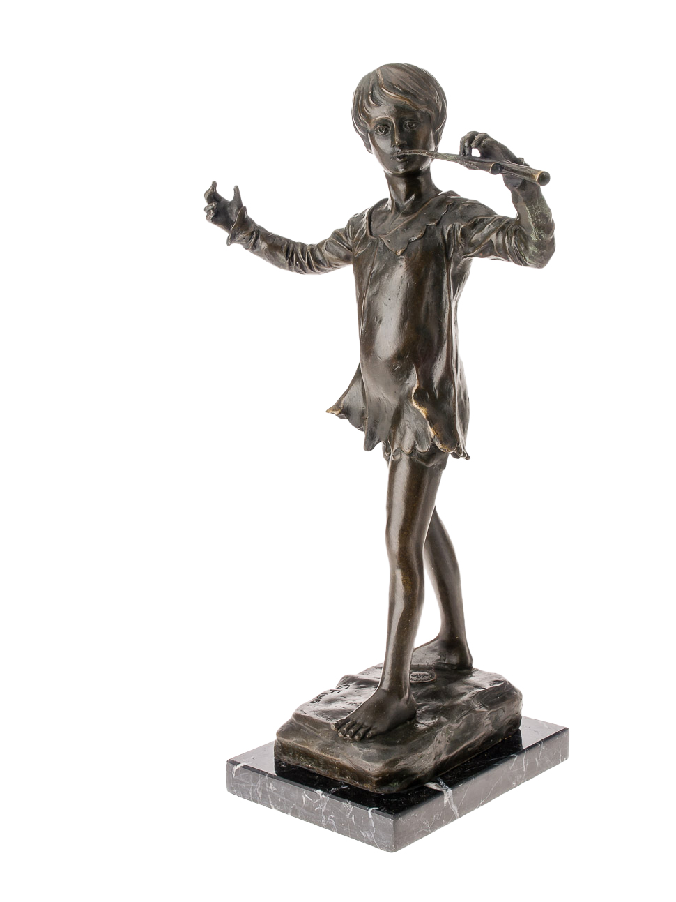 Bronzeskulptur Peter Pan nach George Frampton Bronze Skulptur Figur Replika