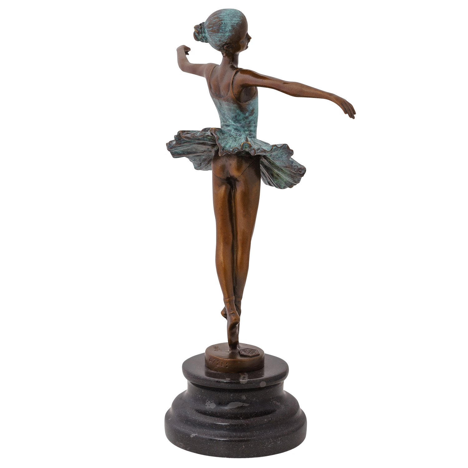 Bronzeskulptur nach Degas Bronze Ballerina Figur Kopie Replik Figur Antik-Stil