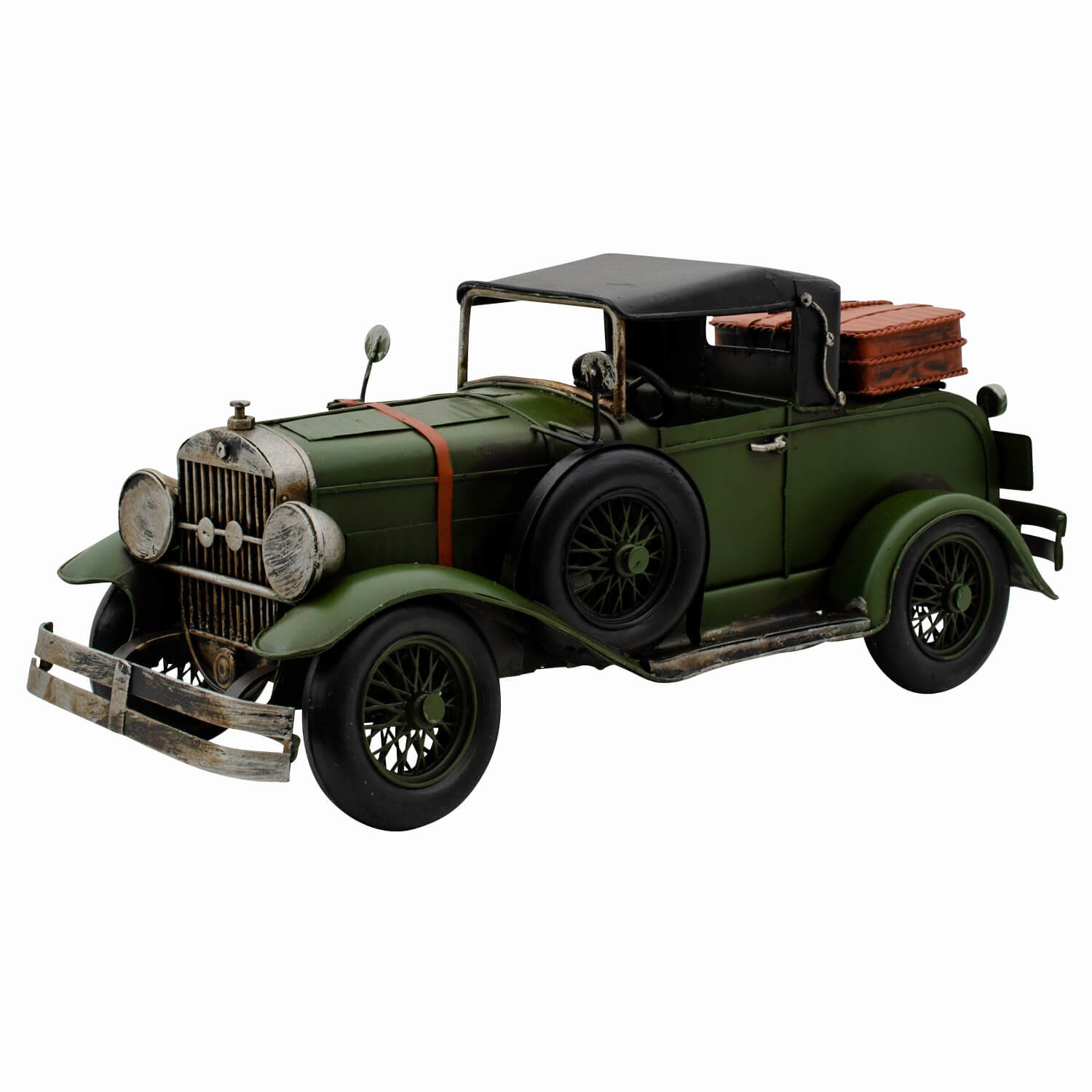 Modellauto Oldtimer Nostalgie Blech Metall Auto Modell Antik-Stil - 34cm