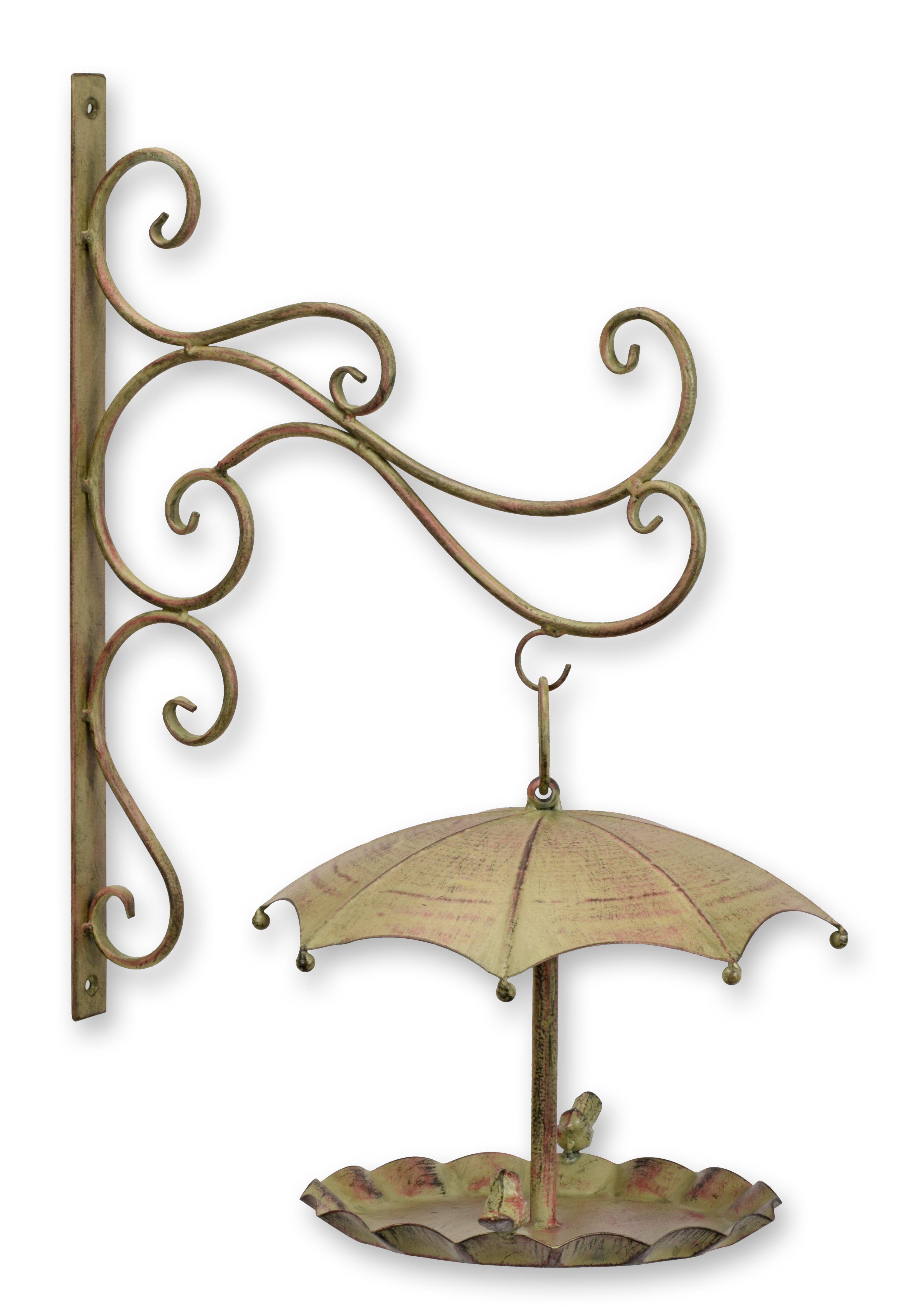 Futterschale für Vögel Wandmontage Replikat Retro Design Dekoration