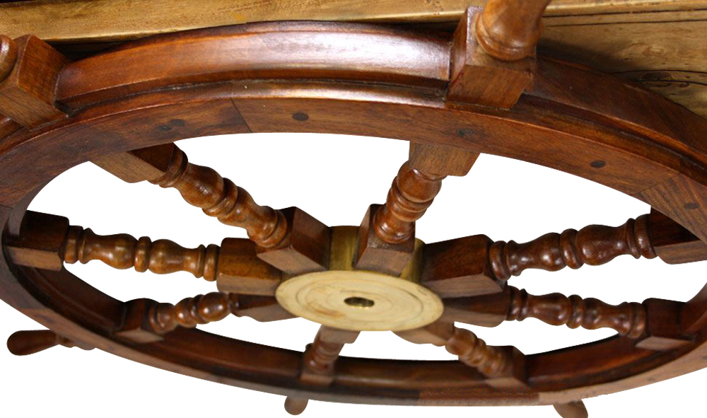 Schiffssteuerrad Schiffsrad Schiff Schiffe Boot 93cm Steuerrad Lenkrad wheel