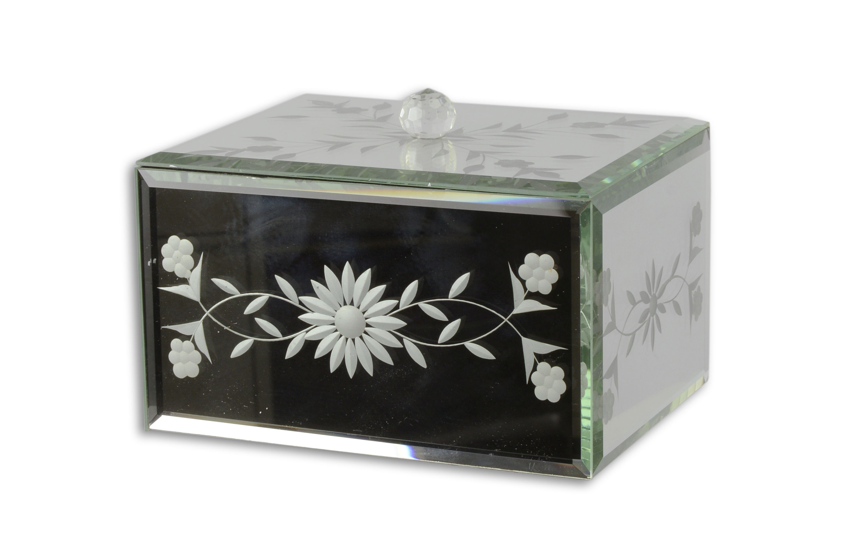 Töpferei, Krug, Porzellan, Florales Design, Kiste