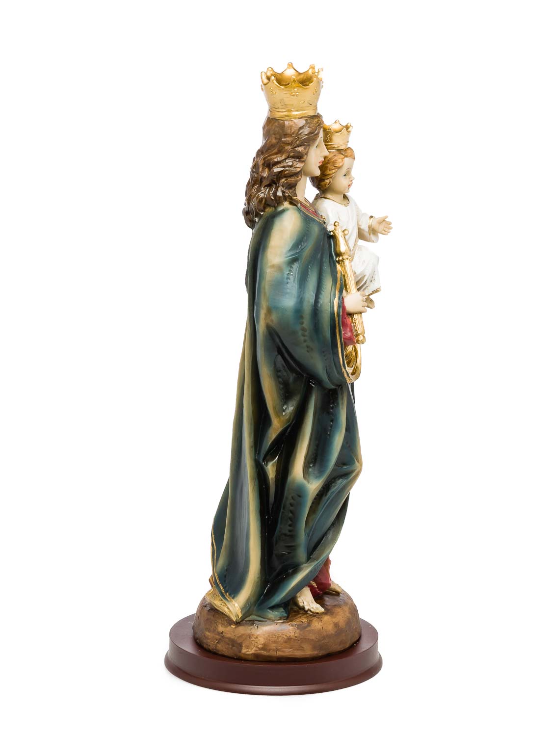 Heiligenfigur Maria mit Jesus Kind 31cm Skulptur Statue Figur Madonna sculpture