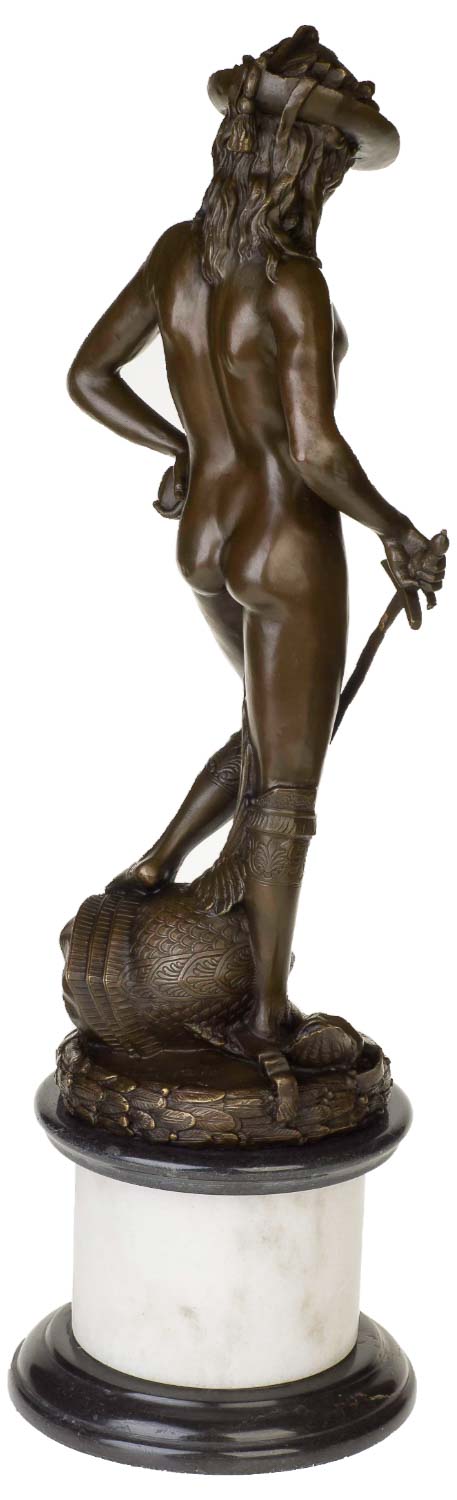 Bronzeskulptur David im Antik-Stil Bronze Figur Statue - 66cm