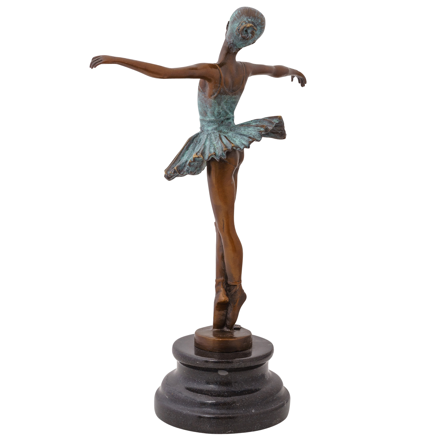 Bronzeskulptur nach Degas Bronze Ballerina Figur Kopie Replik Figur Antik-Stil