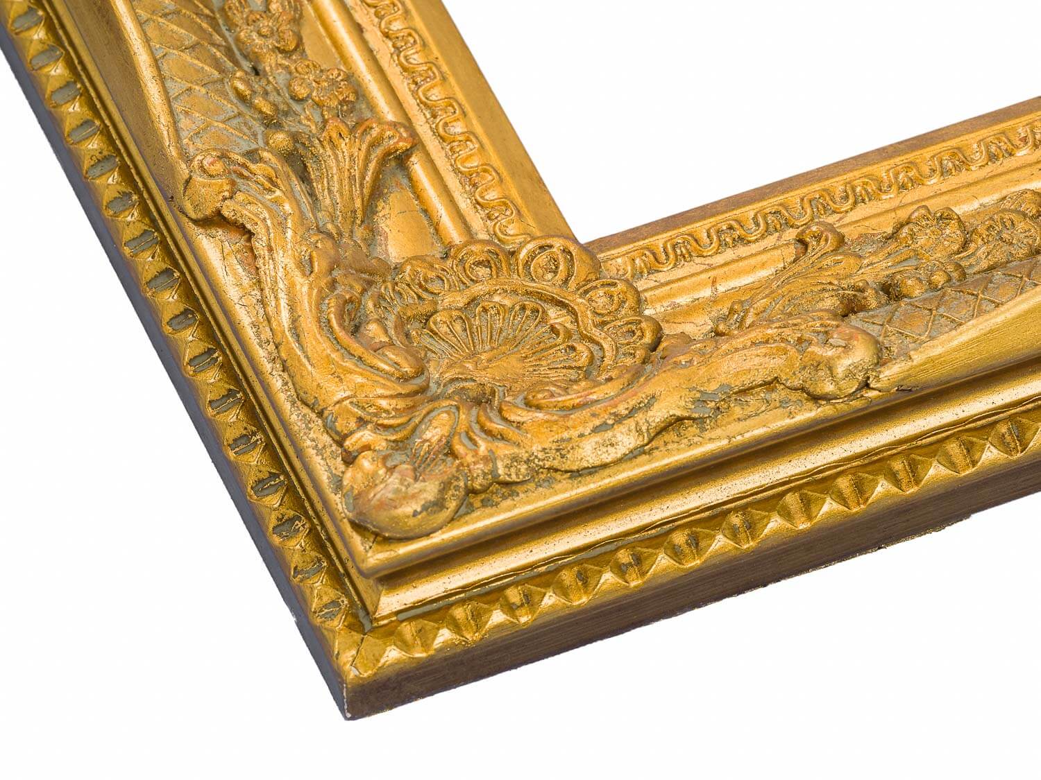 Bilderrahmen Rahmen Gemälde Ölgemälde Innenmaß 40 x 50cm Farbe gold Antik-Stil