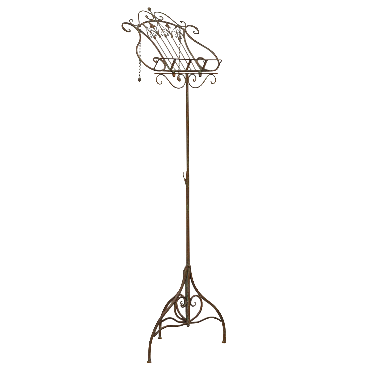 Notenständer Notenschlüssel Lyra Menüständer Aufsteller Notenpult Barockstil