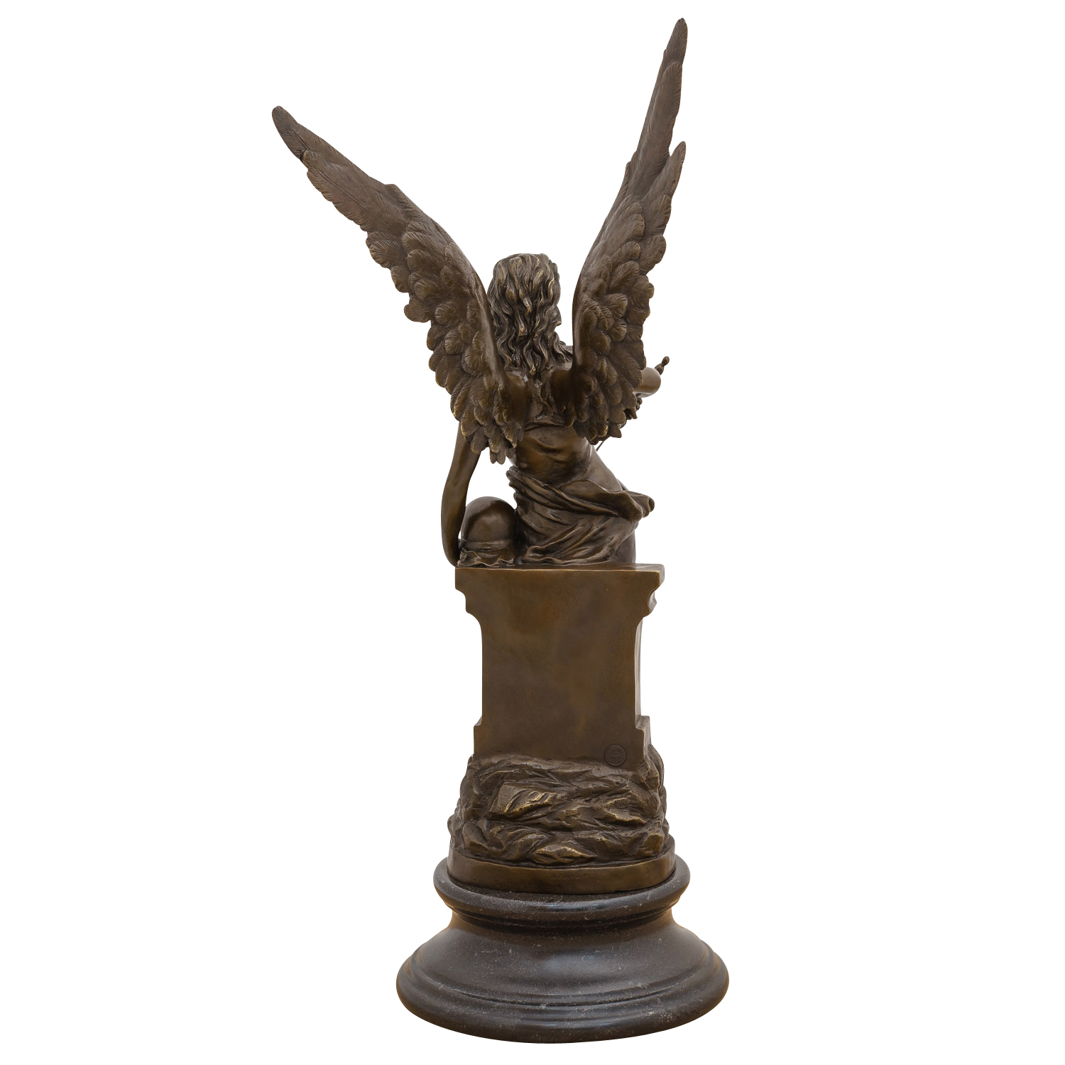 Bronzeskulptur Göttin Minerva Mythologie Bronze Figur Statue Antik-Stil 74cm