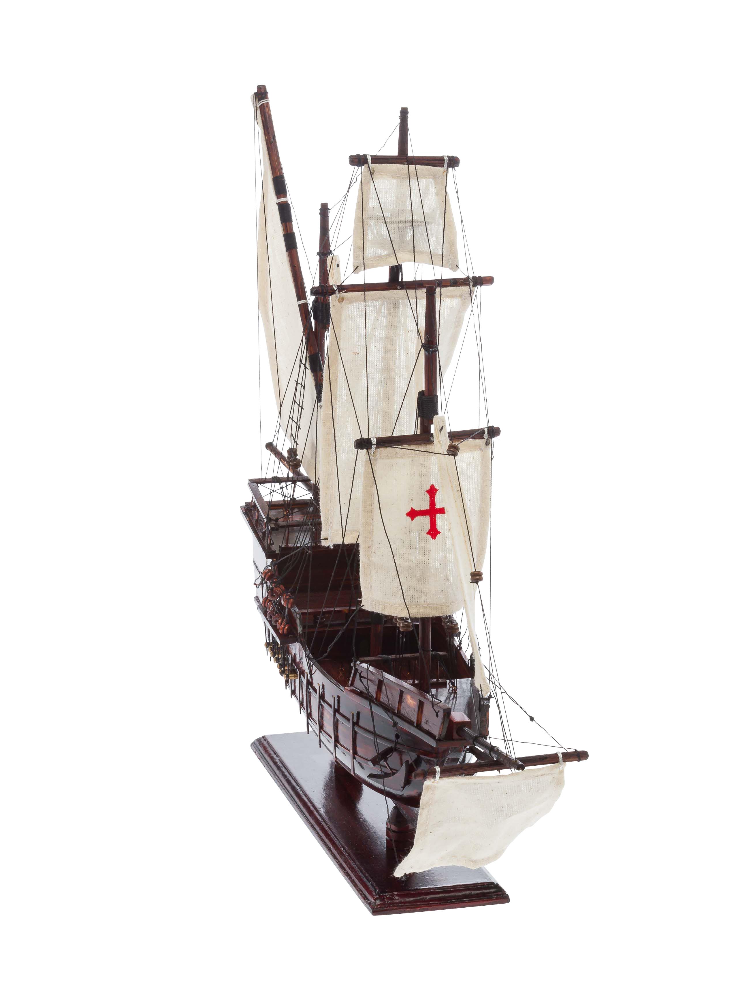 Modellschiff Santa Maria Holz Kolumbus Flaggschiff Segelschiff Karavelle Schiff