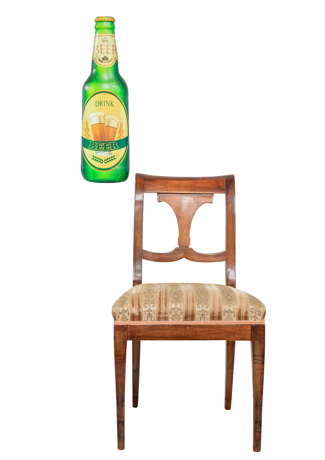 Blechschild Bierflasche Drink Beer Schild 61cm Wandschild Antik-Stil Magnettafel