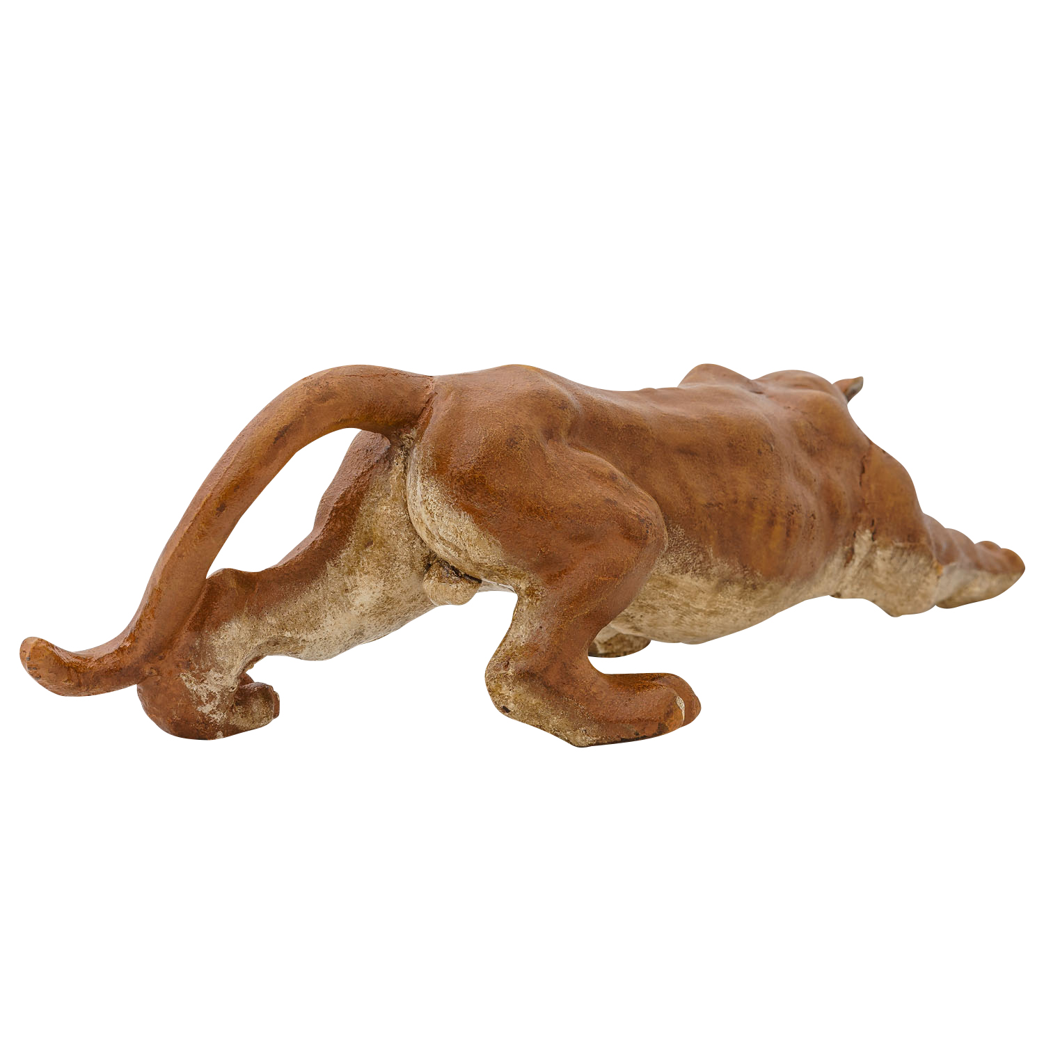 Figur Panther Leopard Puma Jaguar Skulptur Eisen Dekoration 42cm