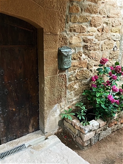 Briefkasten Wandbriefkasten Eisen Antik-Stil Landhausstil Pferd Shabby grün