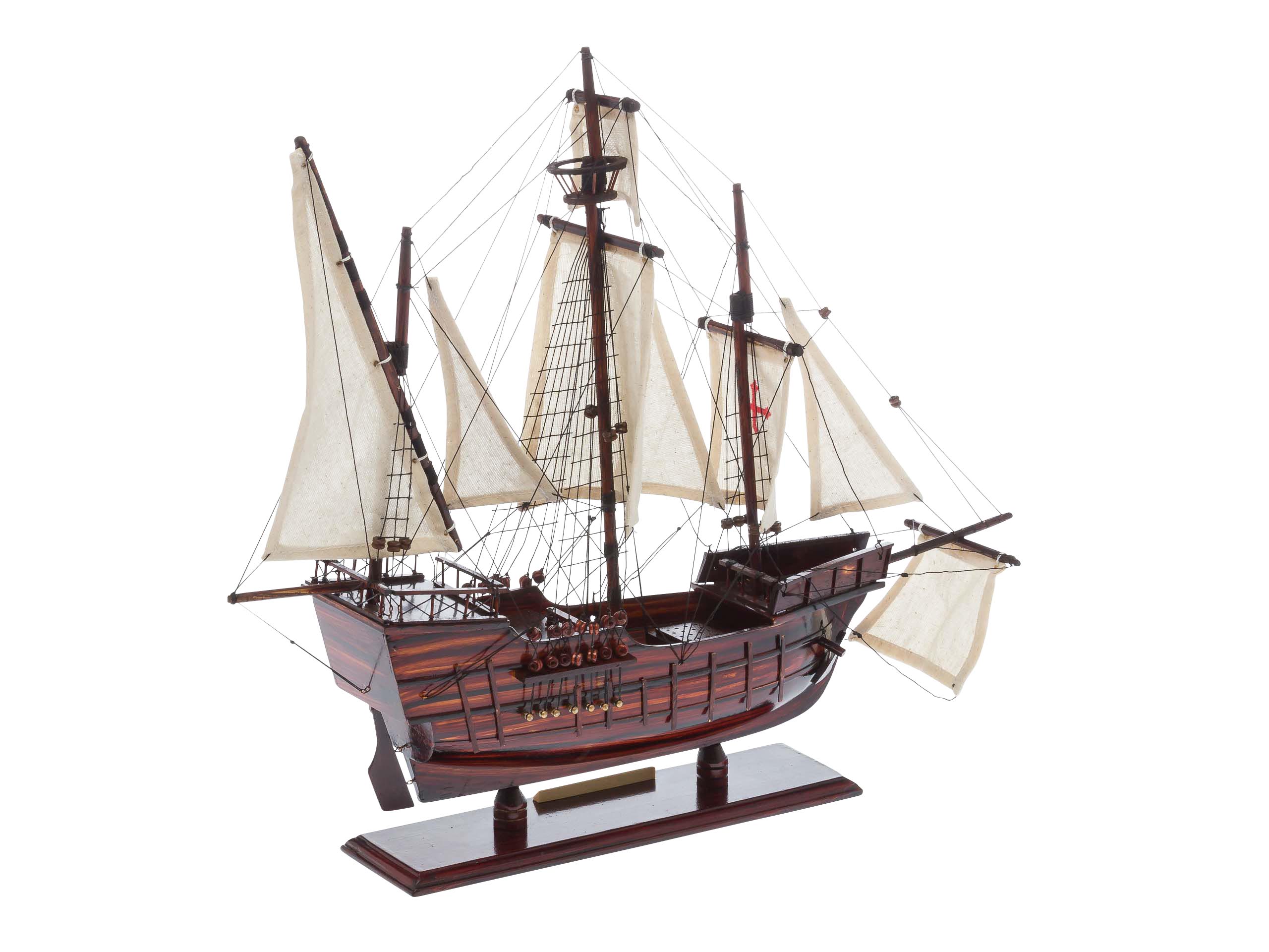 Modellschiff Santa Maria Holz Kolumbus Flaggschiff Segelschiff Karavelle Schiff