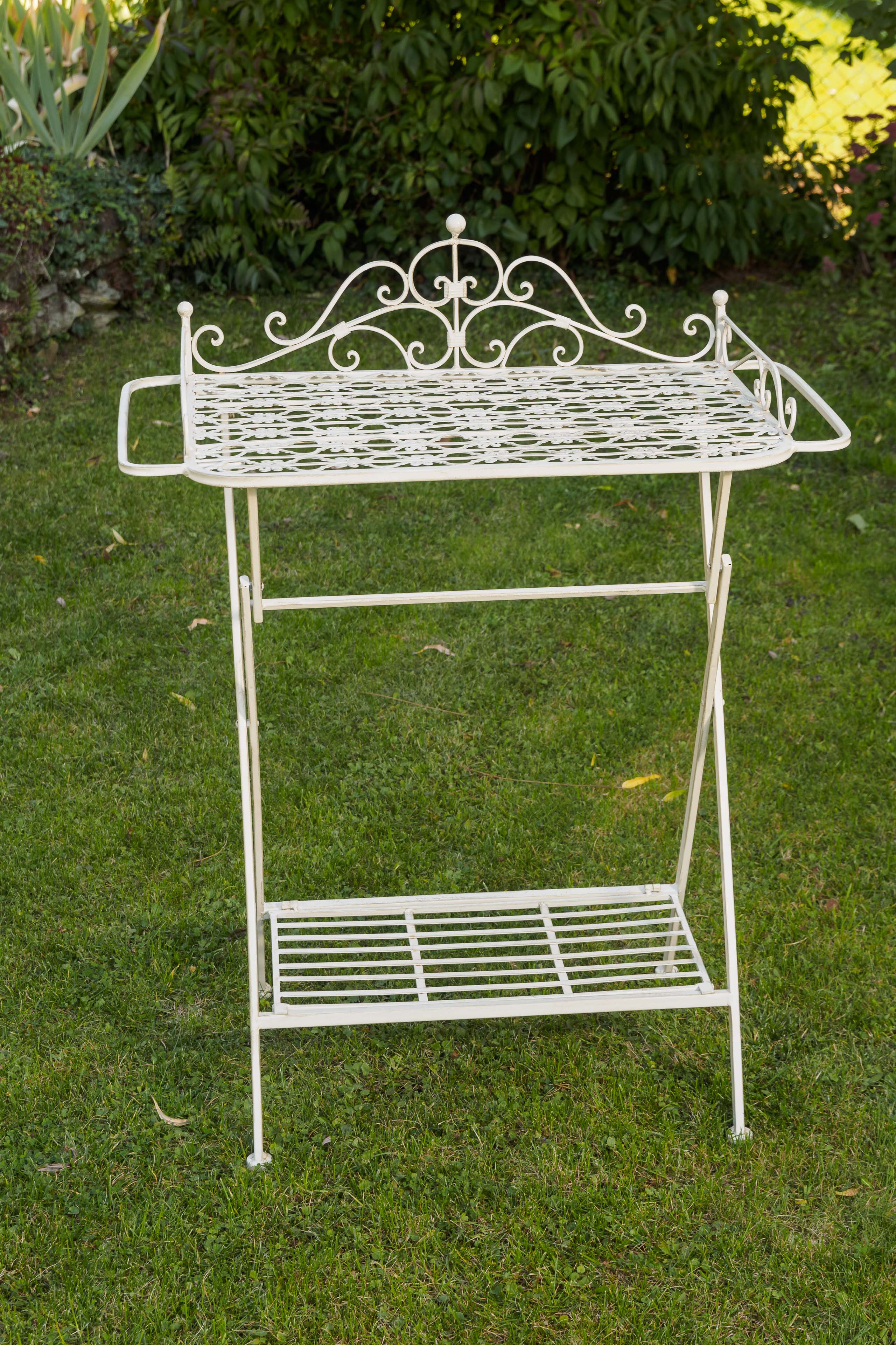 Butlers´s tray Serviertisch Gartentisch Eisen Garten Klapptisch Beistelltisch