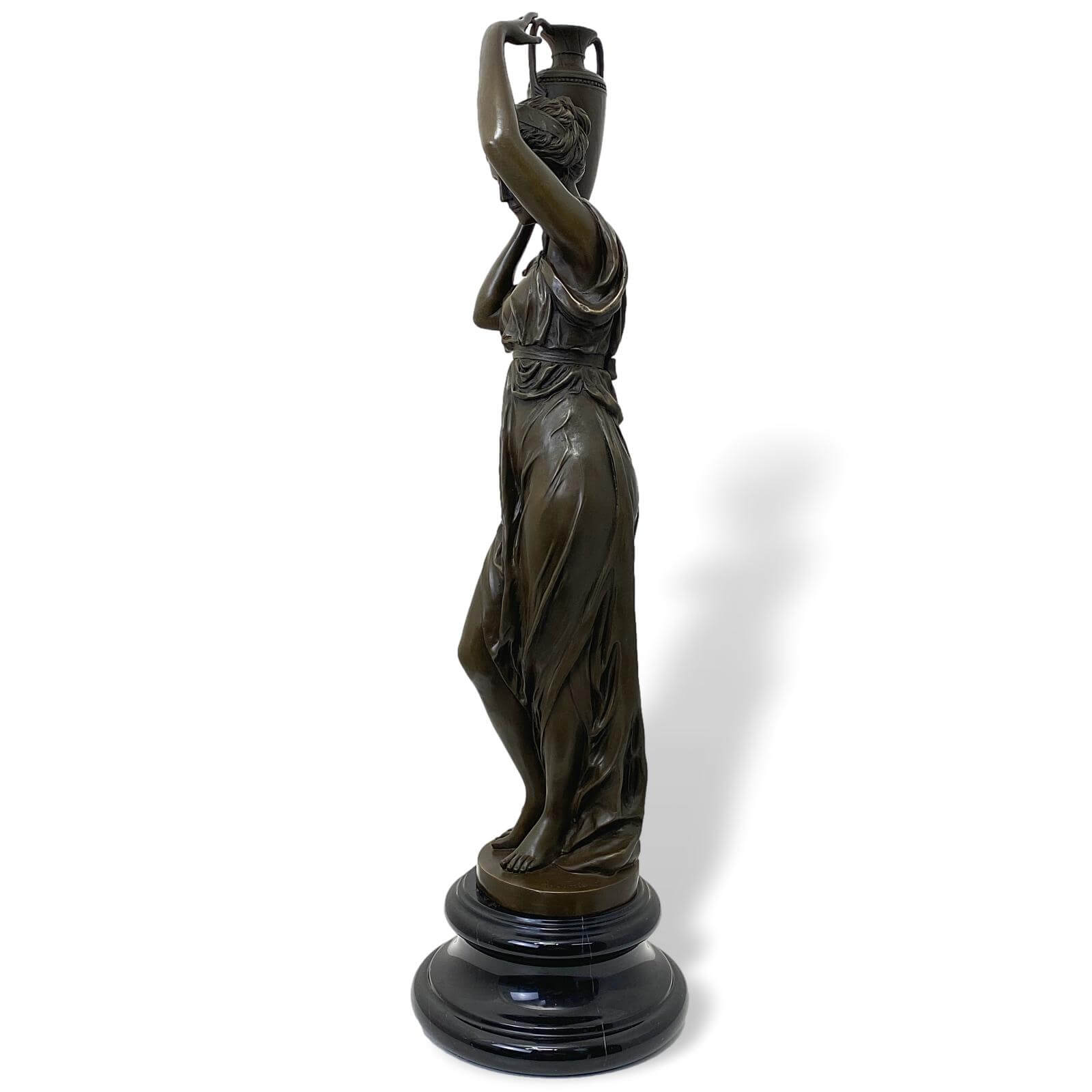 Bronzeskulptur Hebe Antik-Stil Bronze Figur nach Carrier-Belleuse Replik Kopie