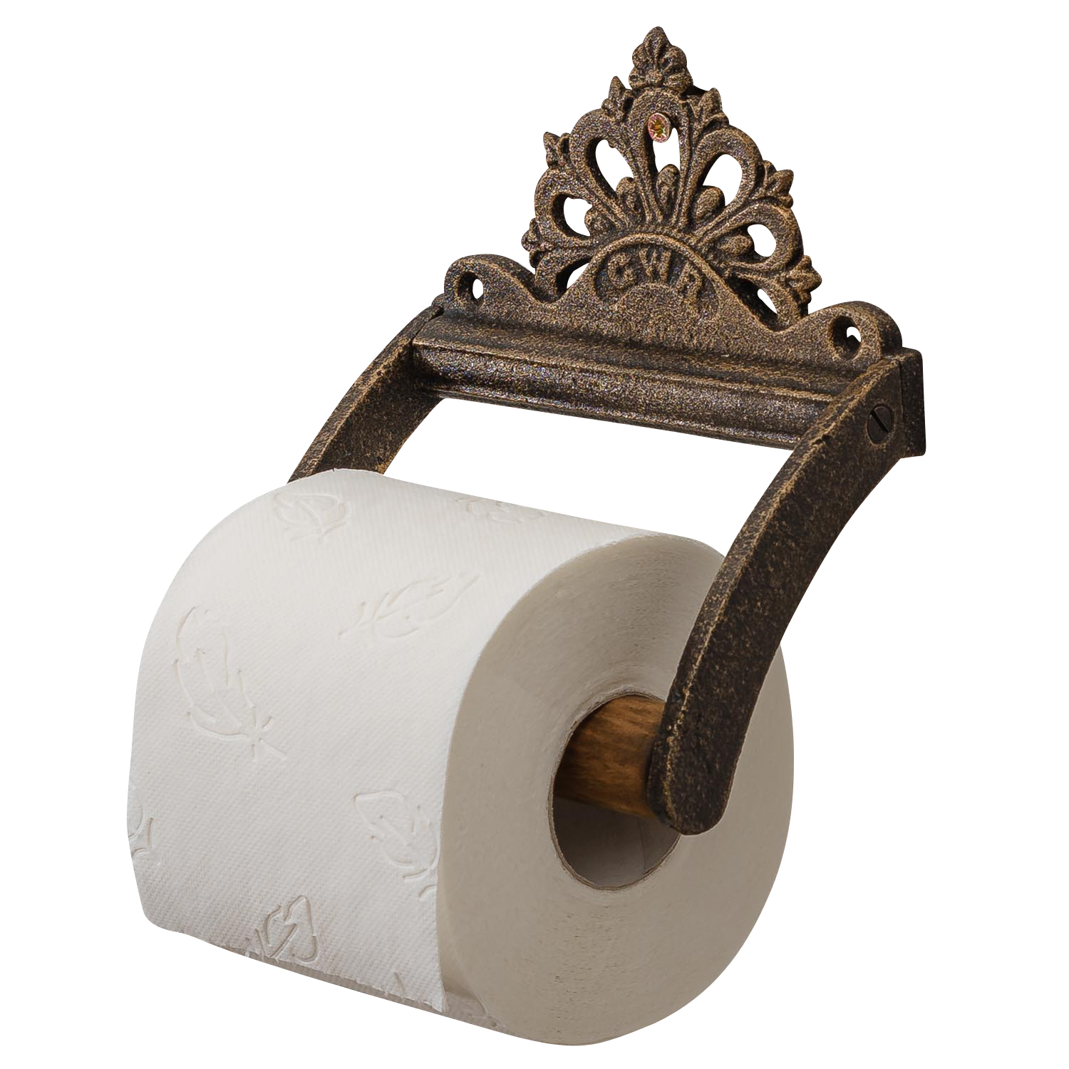 Toilettenpapierhalter Eisen Bad WC Toilette Toilet Papierhalter Antik-Stil 14cm