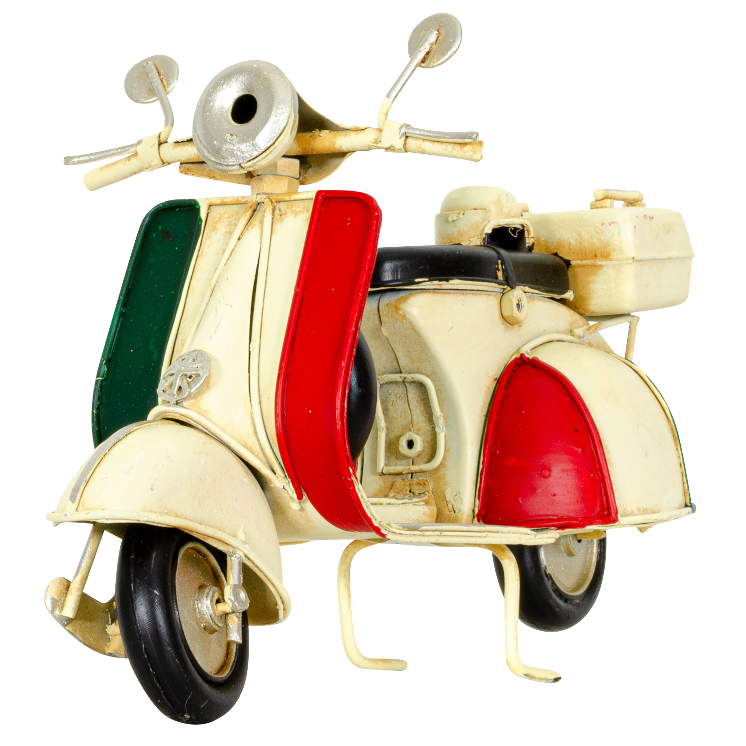 Modell Italien Mofa Mofamodell Moped Roller Nostalgie Blech Metall Antik-Stil